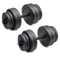 Set jednoručných nakladacích činiek 2 x 15 kg TRINFIT NCP 25 mm