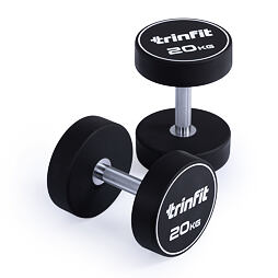 Jednoručné činky TRINFIT ELITE TPU od 2,5 do 55 kg