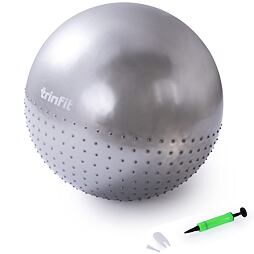 TRINFIT Gymnastická masážna lopta strieborná