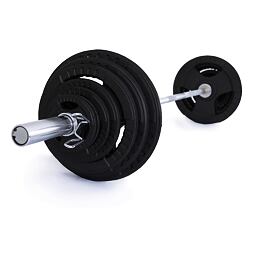 Olympijská činka TRINFIT 130 kg TRI-GRIP liatina