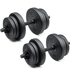 Set jednoručných nakladacích činiek 2 x 10 kg TRINFIT NCP 25 mm