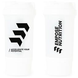 EMPOSE Shake Beker 500 ml + 150 ml Biely