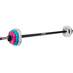 Aerobic Pump Set 20 kg VIRTUFIT Guma farebný