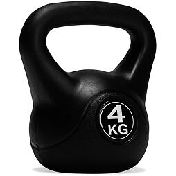 Kettlebell VIRTUFIT PVC čierny
