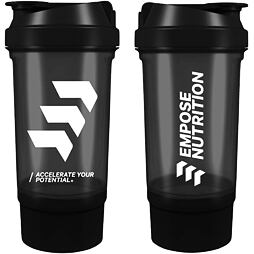 EMPOSE Shake Beker 500 ml + 150 ml Čierny