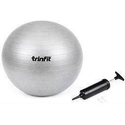 TRINFIT Gymnastická lopta protišmyková strieborná