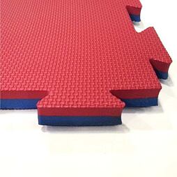 TRINFIT Tatami 100 x 100 x 2,5 cm - červená/modrá