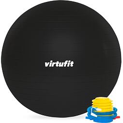 Gymnastická lopta s pumpičkou VIRTUFIT Anti-Burst čierna