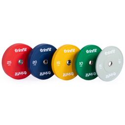 Olympijské kotúče TRINFIT Bumper Plate Training farebné