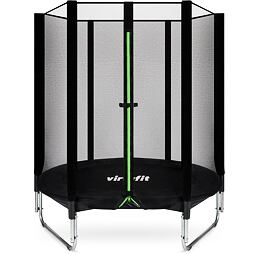 VIRTUFIT pre deti s ochrannou sieťou Čierna 140 cm