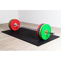 Podložka pod činky PROFI CF 20 mm / 100x100 cm / čierna
