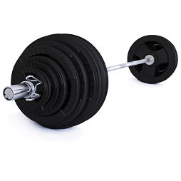 Olympijská činka TRINFIT 230 kg TRI-GRIP liatina