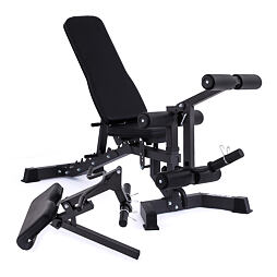 TRINFIT Bench L5 Pro s kopačom a bicepsovou opierkou