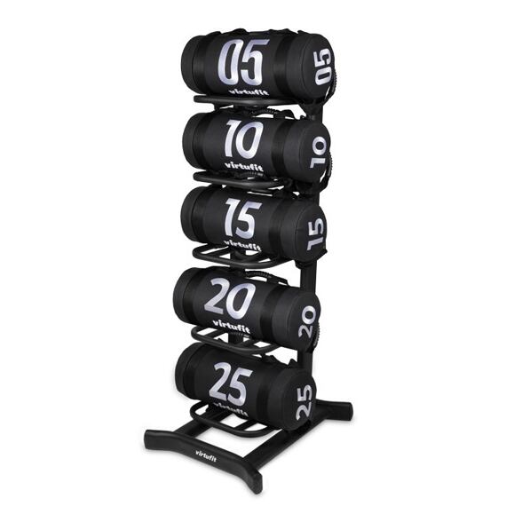 Univerzálny stojan VIRTUFIT Power Bag and Wall Ball Storage Rack