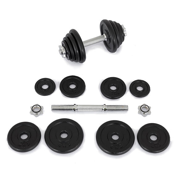 Jednoručná nakladacia činka 15 kg TRINFIT 30 mm