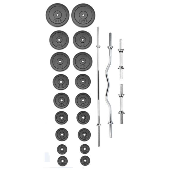 TRINFIT Činkový set PREMIUM XL kovový 130 kg
