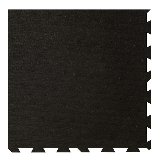 TRG - Podlaha PUZZLE PROFI CF 8 mm / 100x100 / čierna - krajný diel roh