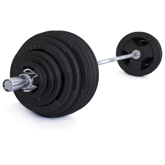 Olympijská činka TRINFIT 230 kg TRI-GRIP liatina