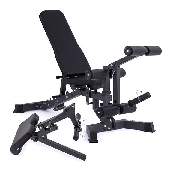 TRINFIT Bench L5 Pro s kopačom a bicepsovou opierkou