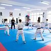 TRINFIT Tatami Karate T20 - 100 x 100 x 2 cm - červená/modrá