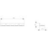 TRINFIT Wall bar holder vertical
