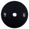 Olympijská činka TRINFIT 120 kg Bumper BLACK