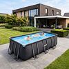 Bazén VIRTUFIT Rectangular Swimmingpool 400 x 200 cm čierny