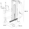 BH FITNESS L330 Zadok v stoji