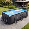 Bazén VIRTUFIT Rectangular Swimmingpool 400 x 200 cm čierny
