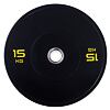 Olympijská činka TRINFIT 120 kg Bumper BLACK