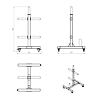 Stojan na kotúče PRIMAL Bumper Plate Rack s kolieskami