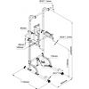 VIRTUFIT Adjustable Power Tower