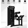 TUNTURI Platinum Dual Back/Abdominal Combo Selectorized V-series