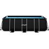 Bazén VIRTUFIT Rectangular Swimmingpool 400 x 200 cm čierny