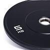 Olympijská činka TRINFIT 120 kg Bumper BLACK