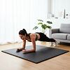 TRINFIT Tatami Fitness T12 set 4 ks - 60 x 60 x 1,2 cm - čierna