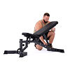 TRINFIT Bench L5 Pro s kopačom a bicepsovou opierkou