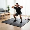 TRINFIT Tatami Fitness T12 set 4 ks - 60 x 60 x 1,2 cm - čierna