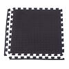 TRINFIT Tatami Fitness T12 set 4 ks - 60 x 60 x 1,2 cm - čierna