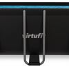 Bazén VIRTUFIT Rectangular Swimmingpool 400 x 200 cm čierny
