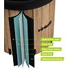 Otužovacia kaďa VIRTUFIT Ice Bath XXL Wood Look