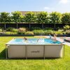 Bazén VIRTUFIT Rectangular Swimmingpool 260 x 180 cm béžový