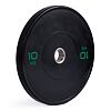 Olympijská činka TRINFIT 120 kg Bumper BLACK