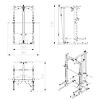 Multipress PRIMAL Commercial Half Rack s kladkou