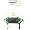 VIRTUFIT Fitness Pre čierna 127 cm